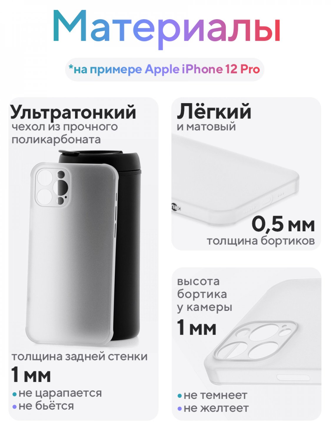 Чехол-накладка iPhone 12 Pro Kruche Print Милые пластыри - Чехлы - накладки  - ЧЕХЛЫ - КупиЧехол.ру