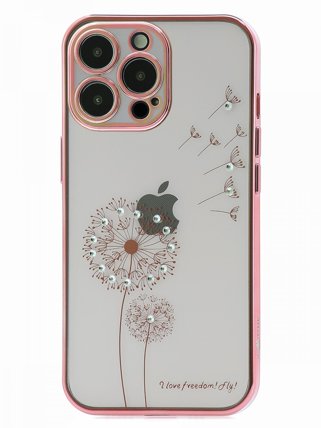 Чехол-накладка iPhone 13 Pro Max Kruche Flash drill Rose gold - Чехлы -  накладки - ЧЕХЛЫ - КупиЧехол.ру