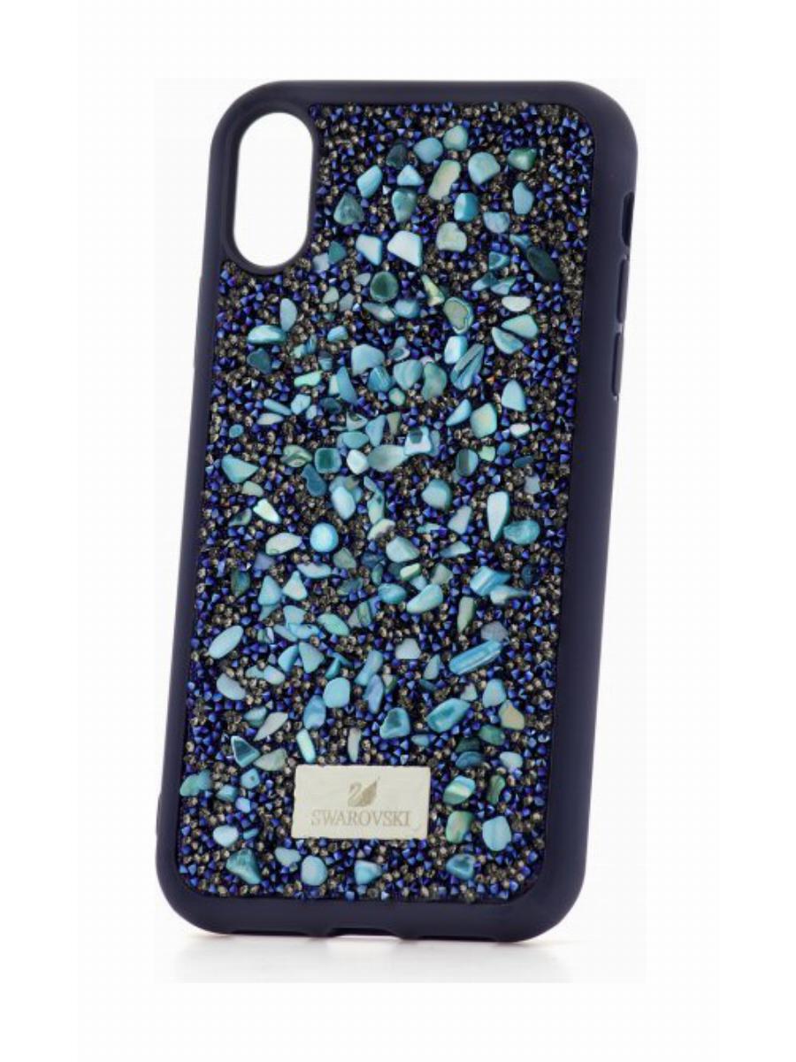 Чехол-накладка iPhone XR Swarovski Камешки Sapphire Blue - Чехлы - накладки  - ЧЕХЛЫ - КупиЧехол.ру