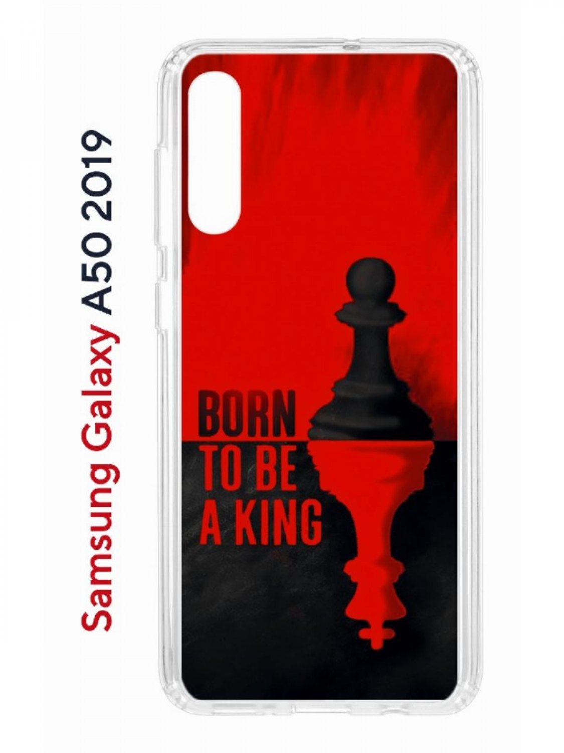 Чехол-накладка Samsung Galaxy A50 2019 Kruche Print Born to be a King -  Чехлы - накладки - ЧЕХЛЫ - КупиЧехол.ру