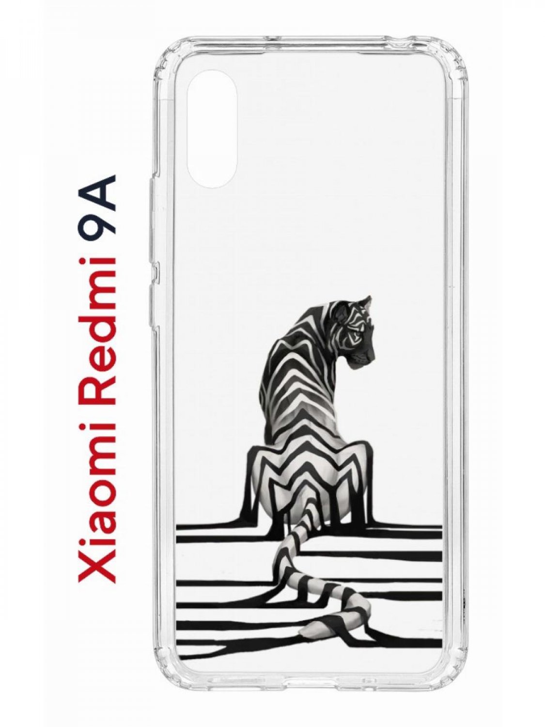 Чехол-накладка Xiaomi Redmi 9A (588935) Kruche PRINT Tiger - Чехлы -  накладки - ЧЕХЛЫ - КупиЧехол.ру