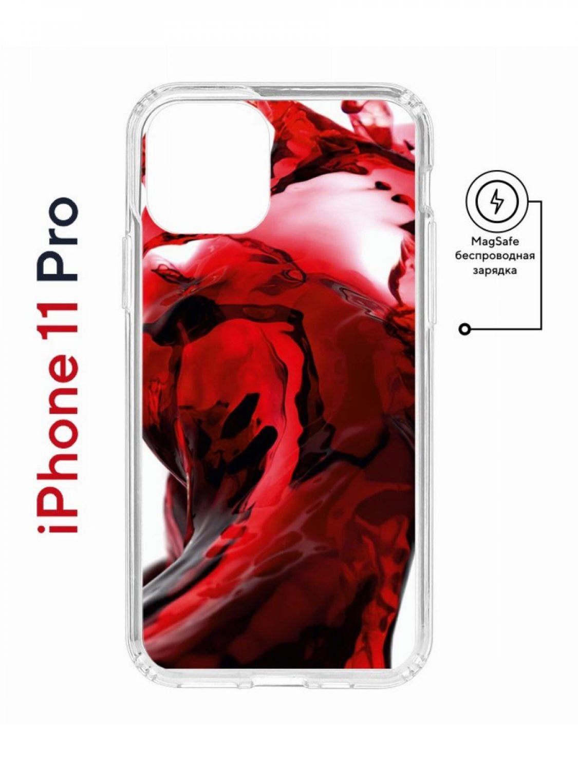 Чехол-накладка Apple iPhone 11 Pro (598891) Kruche PRINT Вино - Чехлы -  накладки - ЧЕХЛЫ - КупиЧехол.ру