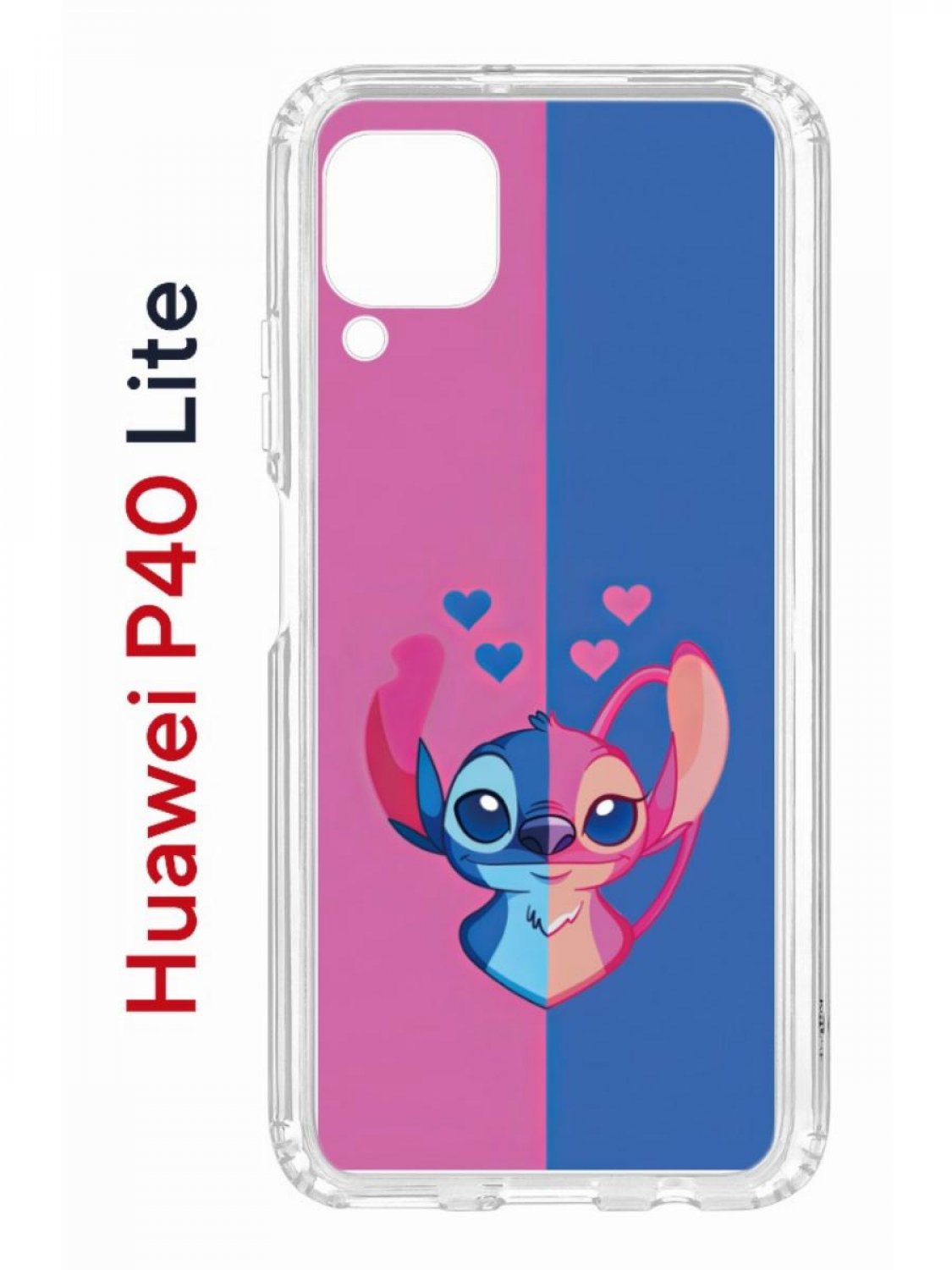 Чехол-накладка Huawei P40 Lite Kruche Print СТИЧ - Чехлы - накладки - ЧЕХЛЫ - КупиЧехол.ру