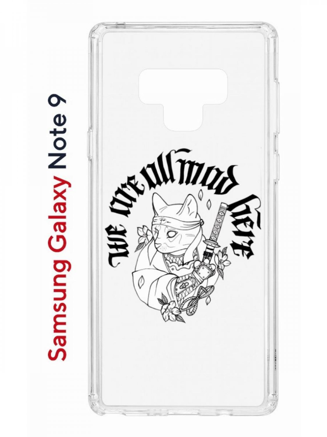 Чехол-накладка Samsung Galaxy Note 9 (591402) Kruche PRINT J-Cat - Чехлы -  накладки - ЧЕХЛЫ - КупиЧехол.ру