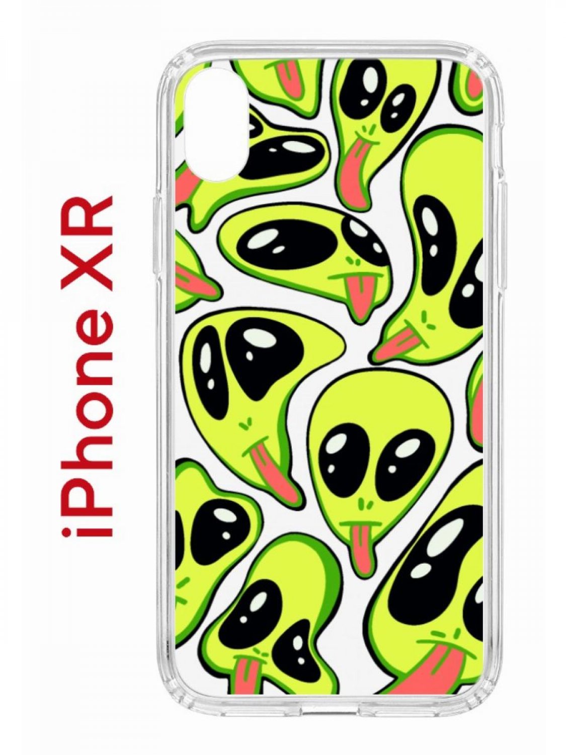 Чехол-накладка iPhone XR Kruche Print Инопланетянин - Чехлы - накладки -  ЧЕХЛЫ - КупиЧехол.ру