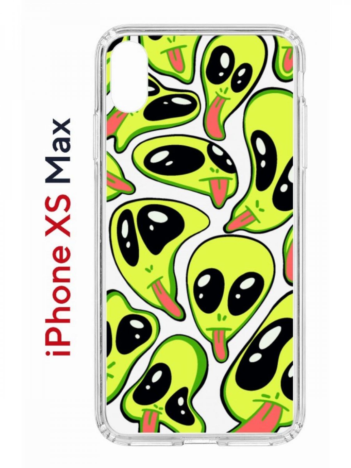 Чехол-накладка Apple iPhone XS Max (580655) Kruche PRINT Инопланетянин -  Чехлы - накладки - ЧЕХЛЫ - КупиЧехол.ру