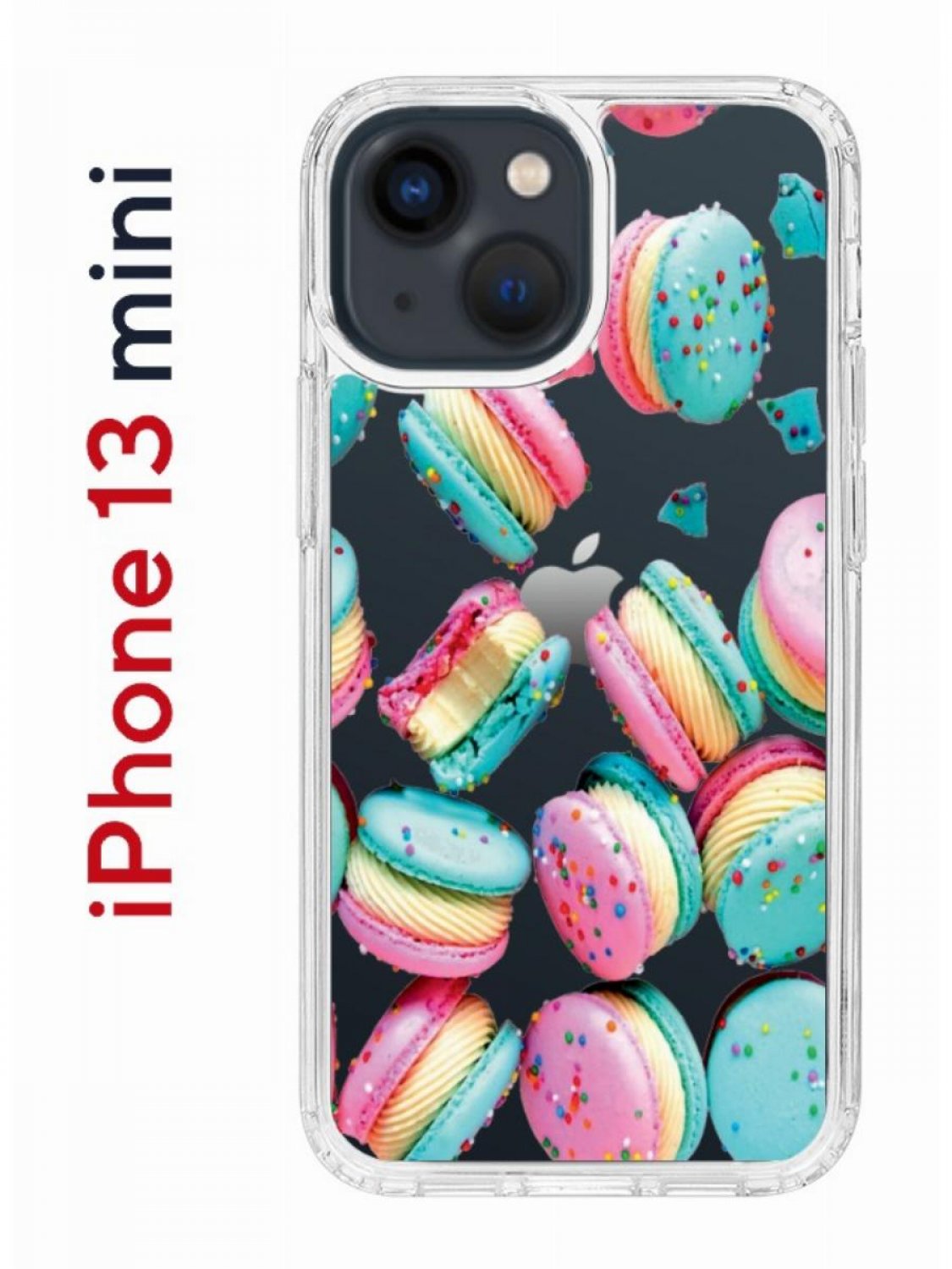 Чехол-накладка Apple iPhone 13 mini (606541) Kruche PRINT Макарон - Чехлы -  накладки - ЧЕХЛЫ - КупиЧехол.ру