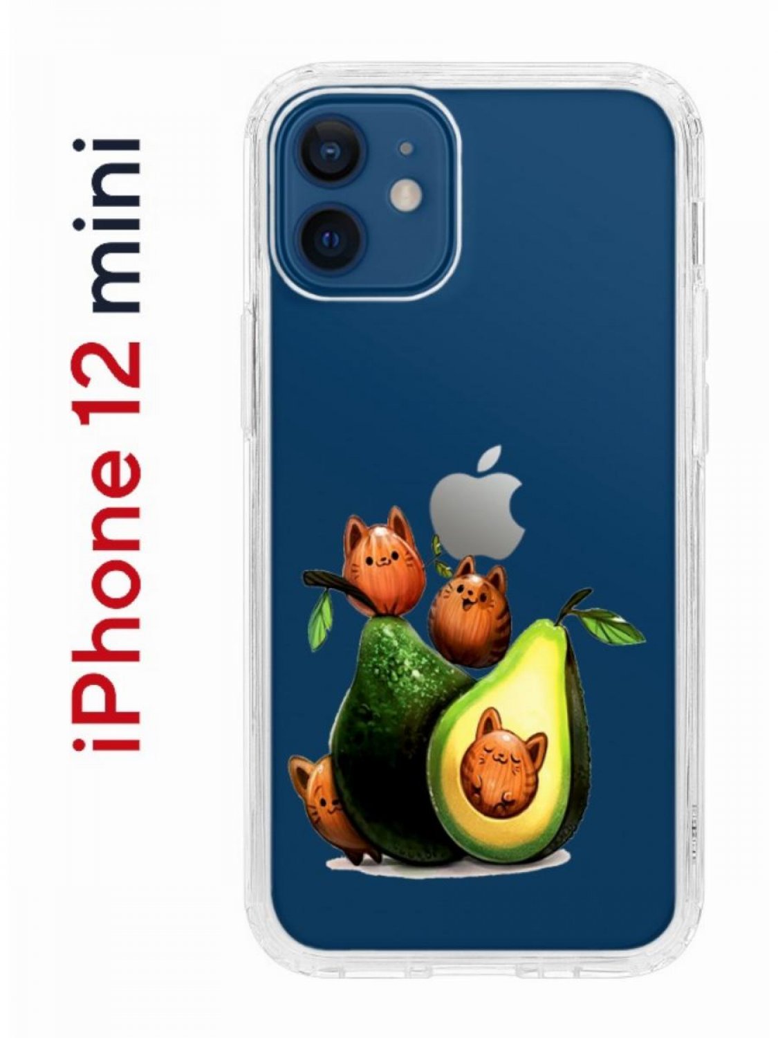 Чехол-накладка iPhone 12 mini Kruche Print Авокотики - Чехлы - накладки -  ЧЕХЛЫ - КупиЧехол.ру