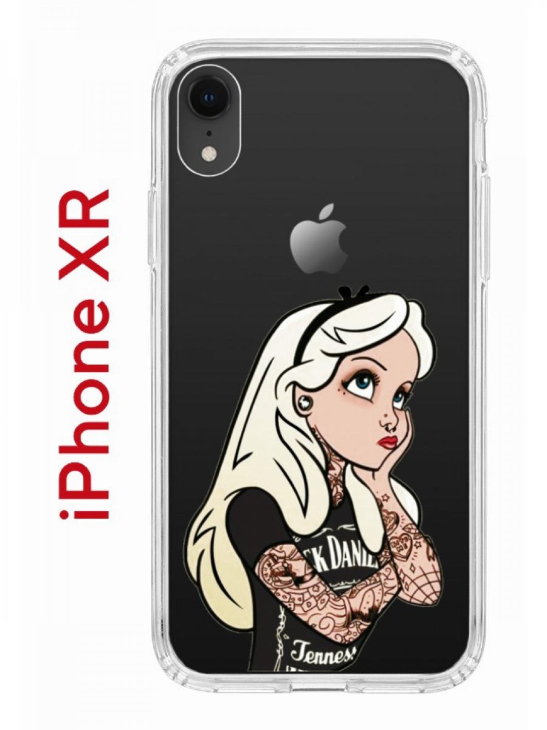 Чехол-накладка iPhone XR Kruche Print Tattoo Girl - Чехлы - накладки - ЧЕХЛЫ  - КупиЧехол.ру