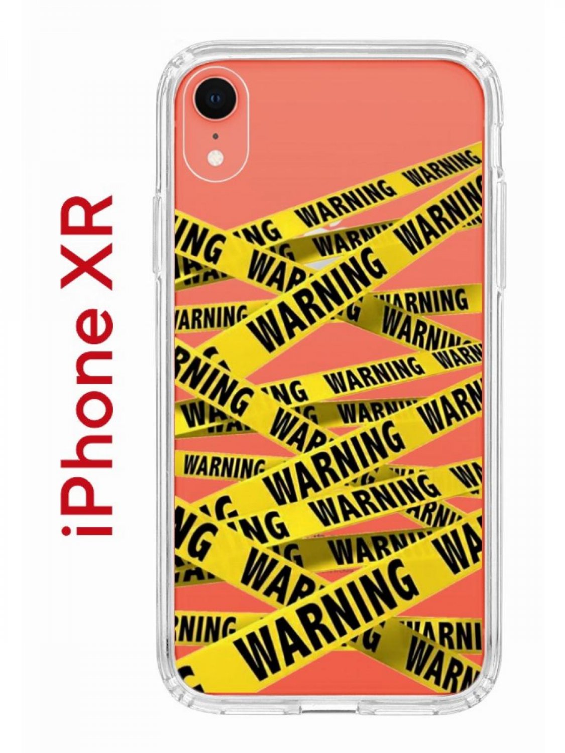 Чехол-накладка iPhone XR Kruche Print Warning - Чехлы - накладки - ЧЕХЛЫ -  КупиЧехол.ру