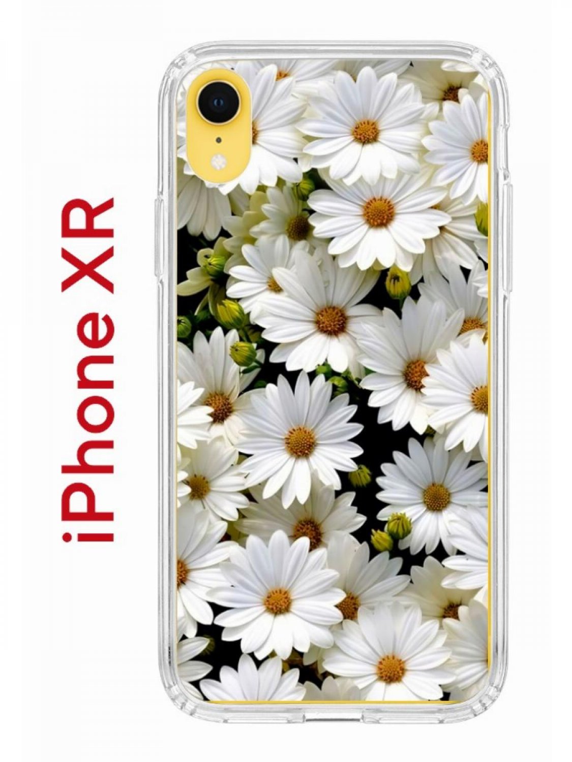 Чехол-накладка iPhone XR Kruche Print Ромашки - Чехлы - накладки - ЧЕХЛЫ -  КупиЧехол.ру