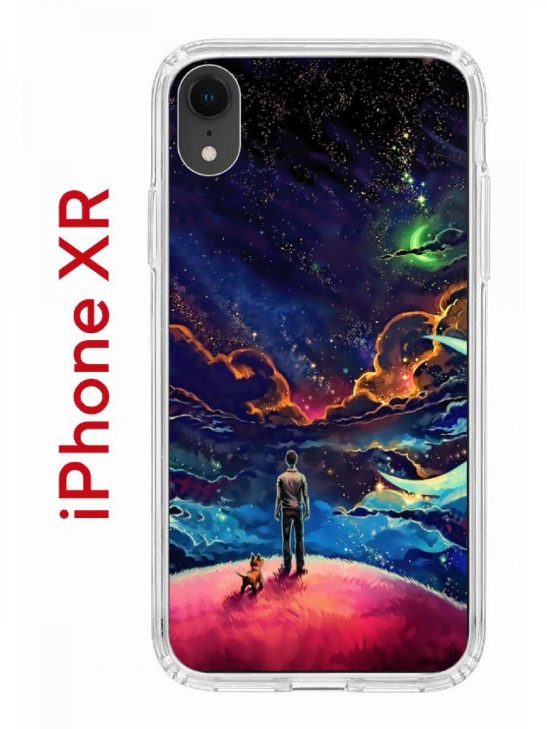 Чехол-накладка Apple iPhone XR (580656) Kruche PRINT Маленький принц - Чехлы  - накладки - ЧЕХЛЫ - КупиЧехол.ру