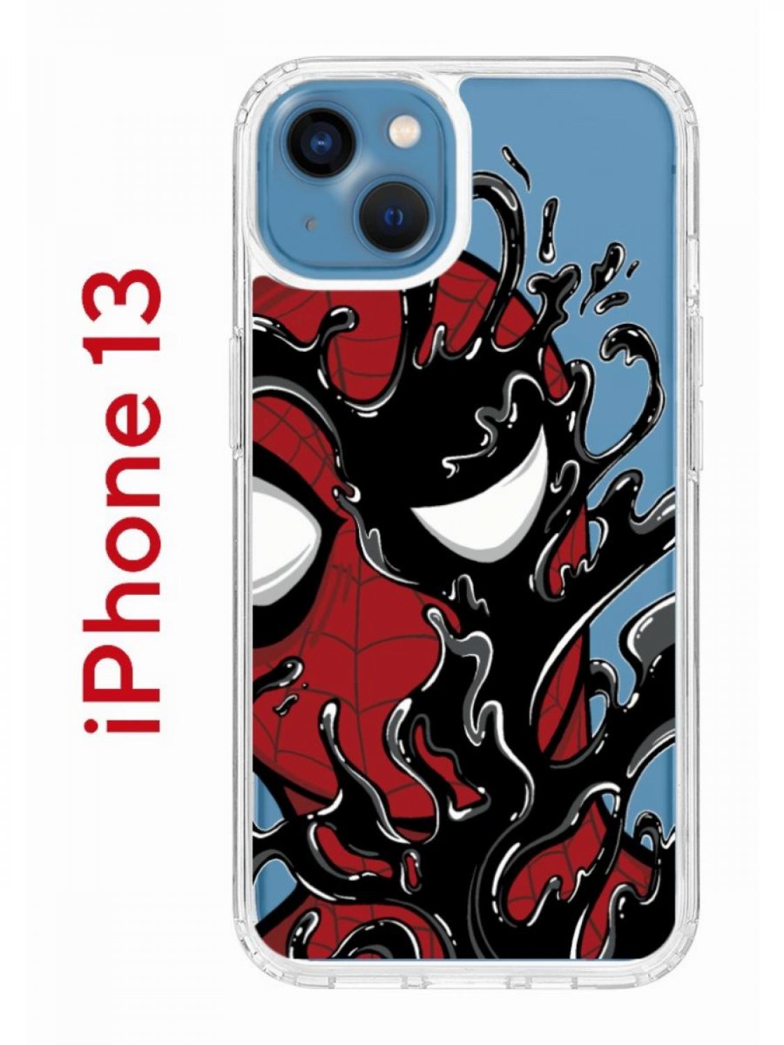 Чехол-накладка iPhone 13 Kruche Print Spider-Man-Venom - Чехлы - накладки -  ЧЕХЛЫ - КупиЧехол.ру