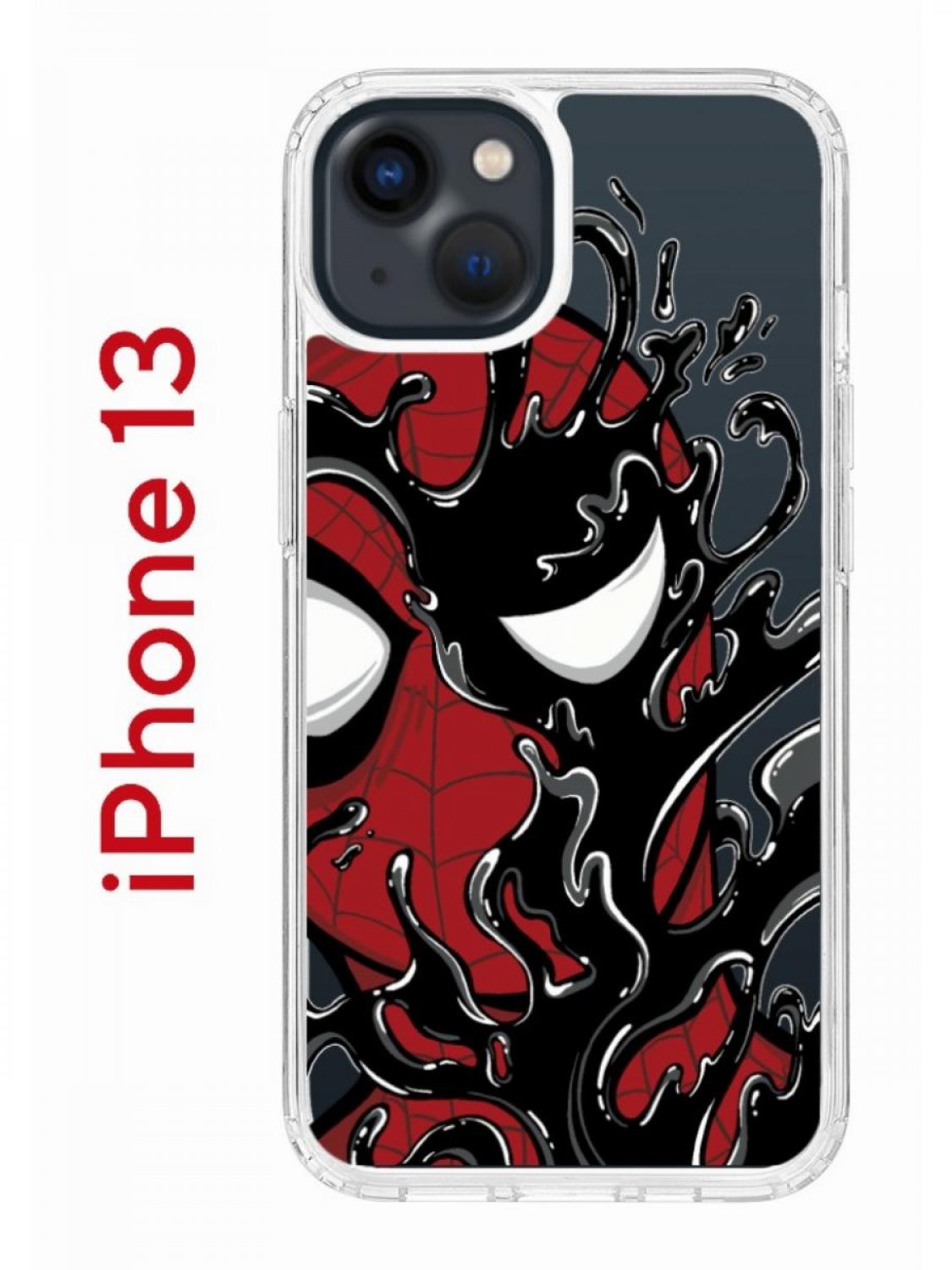 Чехол-накладка iPhone 13 Kruche Print Spider-Man-Venom - Чехлы - накладки -  ЧЕХЛЫ - КупиЧехол.ру