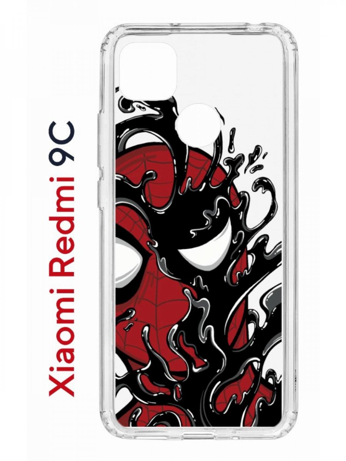 Чехол-накладка Xiaomi Redmi 9C (591325) Kruche PRINT Spider-Man-Venom -  Чехлы - накладки - ЧЕХЛЫ - КупиЧехол.ру