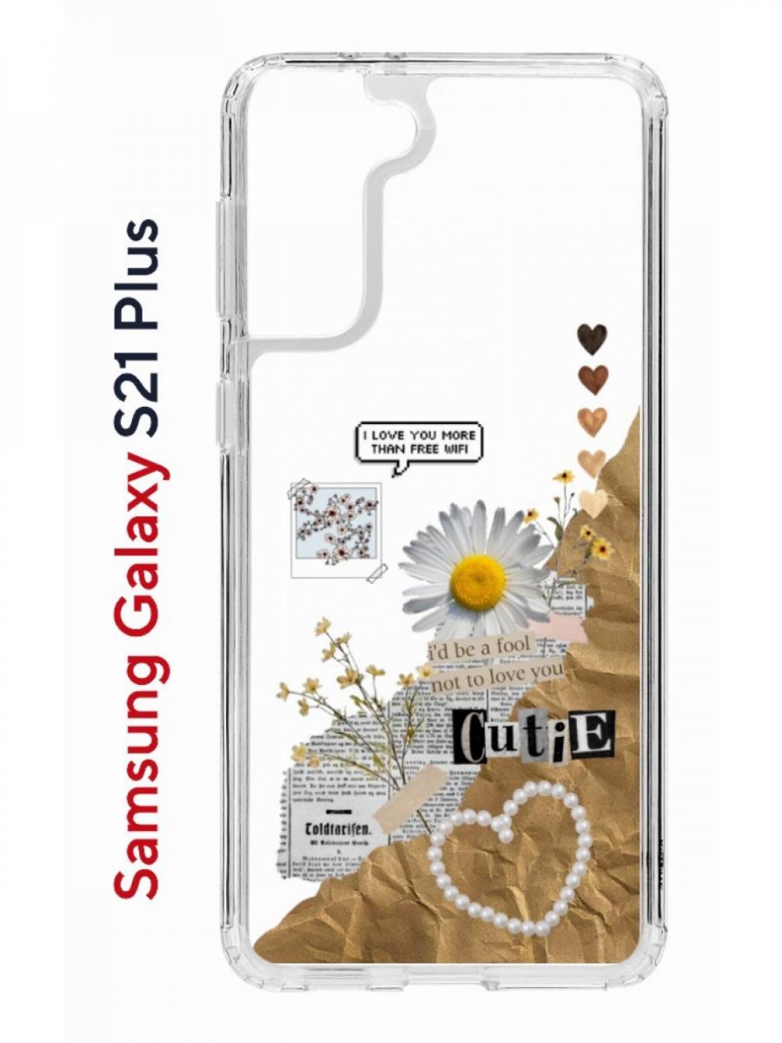 Чехол-накладка Samsung Galaxy S21 Plus Kruche Print Крафтовые наклейки -  Чехлы - накладки - ЧЕХЛЫ - КупиЧехол.ру