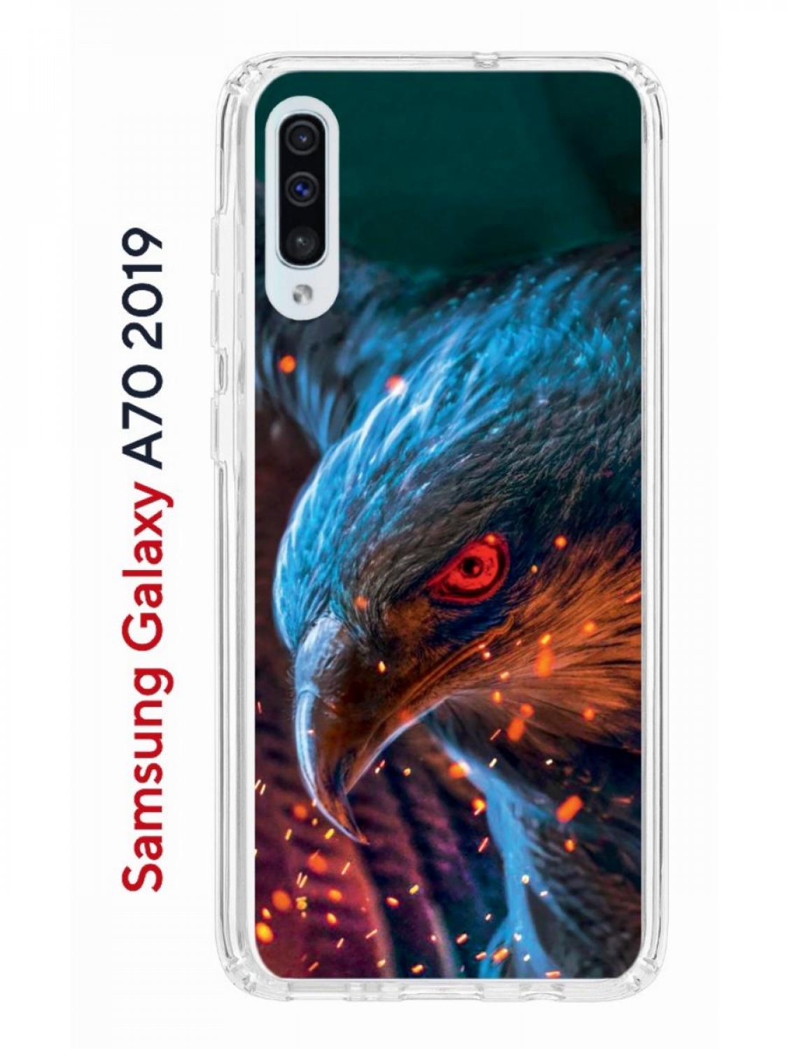 Чехол-накладка Samsung Galaxy A70 2019 Kruche Print Орел - Чехлы - накладки  - ЧЕХЛЫ - КупиЧехол.ру