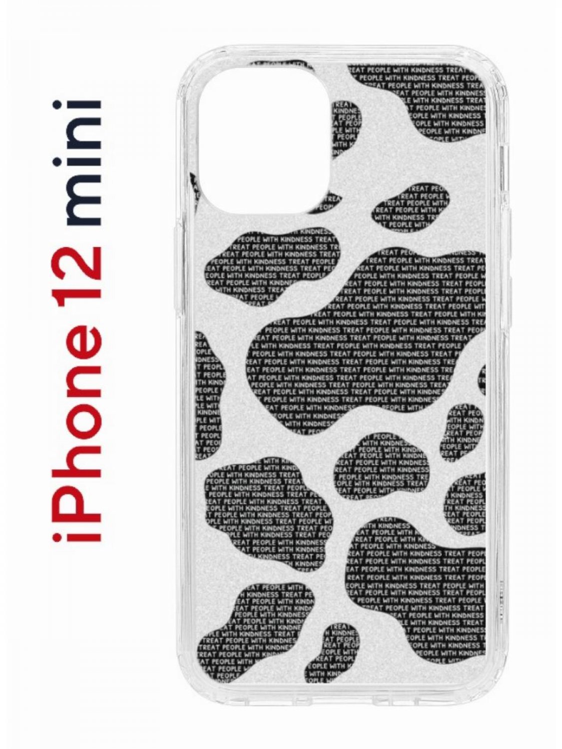 Чехол-накладка iPhone 12 mini Kruche Print Доброта - Чехлы - накладки -  ЧЕХЛЫ - КупиЧехол.ру