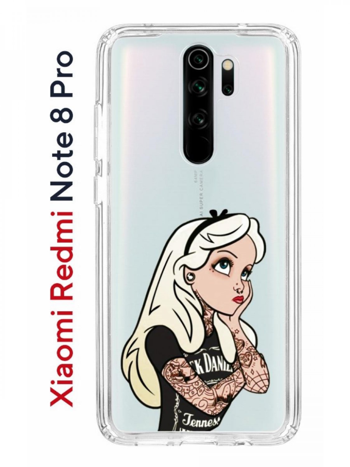 Чехол-накладка Xiaomi Redmi Note 8 Pro Kruche Print Tattoo Girl - Чехлы -  накладки - ЧЕХЛЫ - КупиЧехол.ру