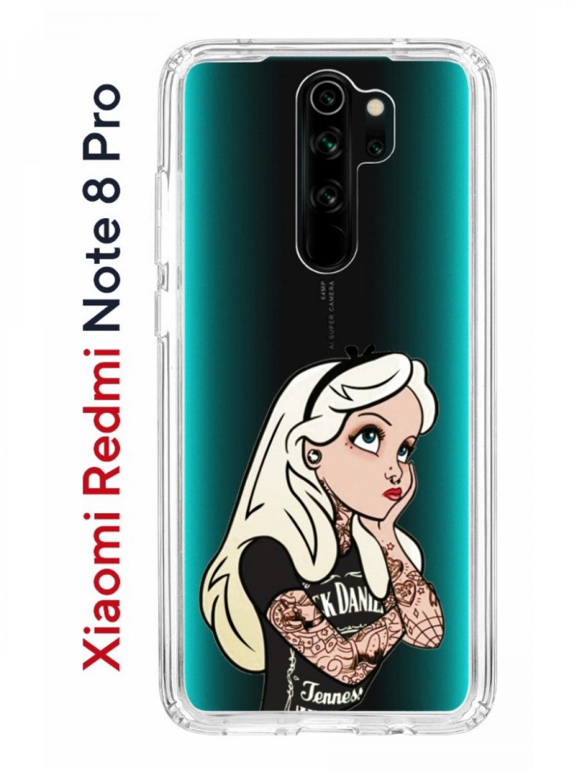 Чехол-накладка Xiaomi Redmi Note 8 Pro Kruche Print Tattoo Girl - Чехлы -  накладки - ЧЕХЛЫ - КупиЧехол.ру