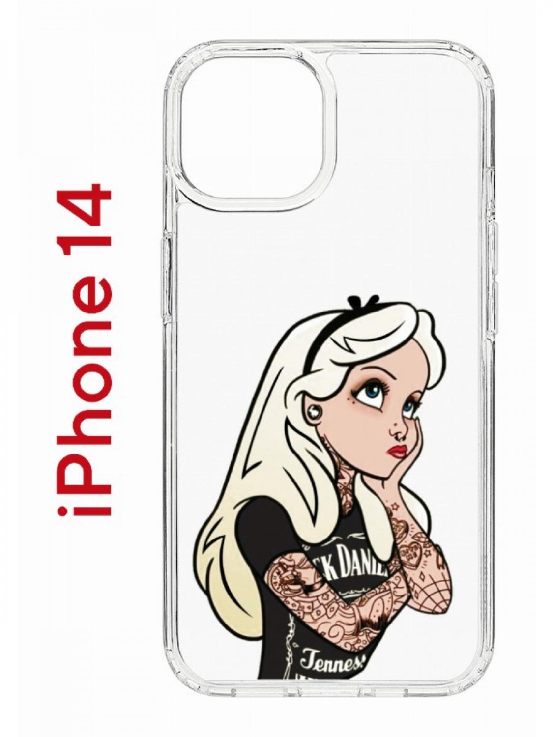 Чехол-накладка Apple iPhone 14 (625957) Kruche PRINT Tattoo Girl - Чехлы -  накладки - ЧЕХЛЫ - КупиЧехол.ру