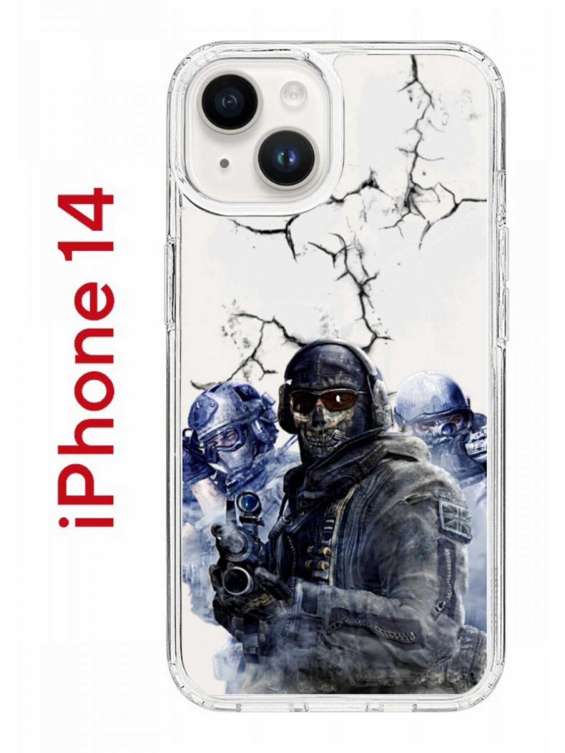 Чехол-накладка Apple iPhone 14 (625957) Kruche PRINT Call of Duty - Чехлы -  накладки - ЧЕХЛЫ - КупиЧехол.ру