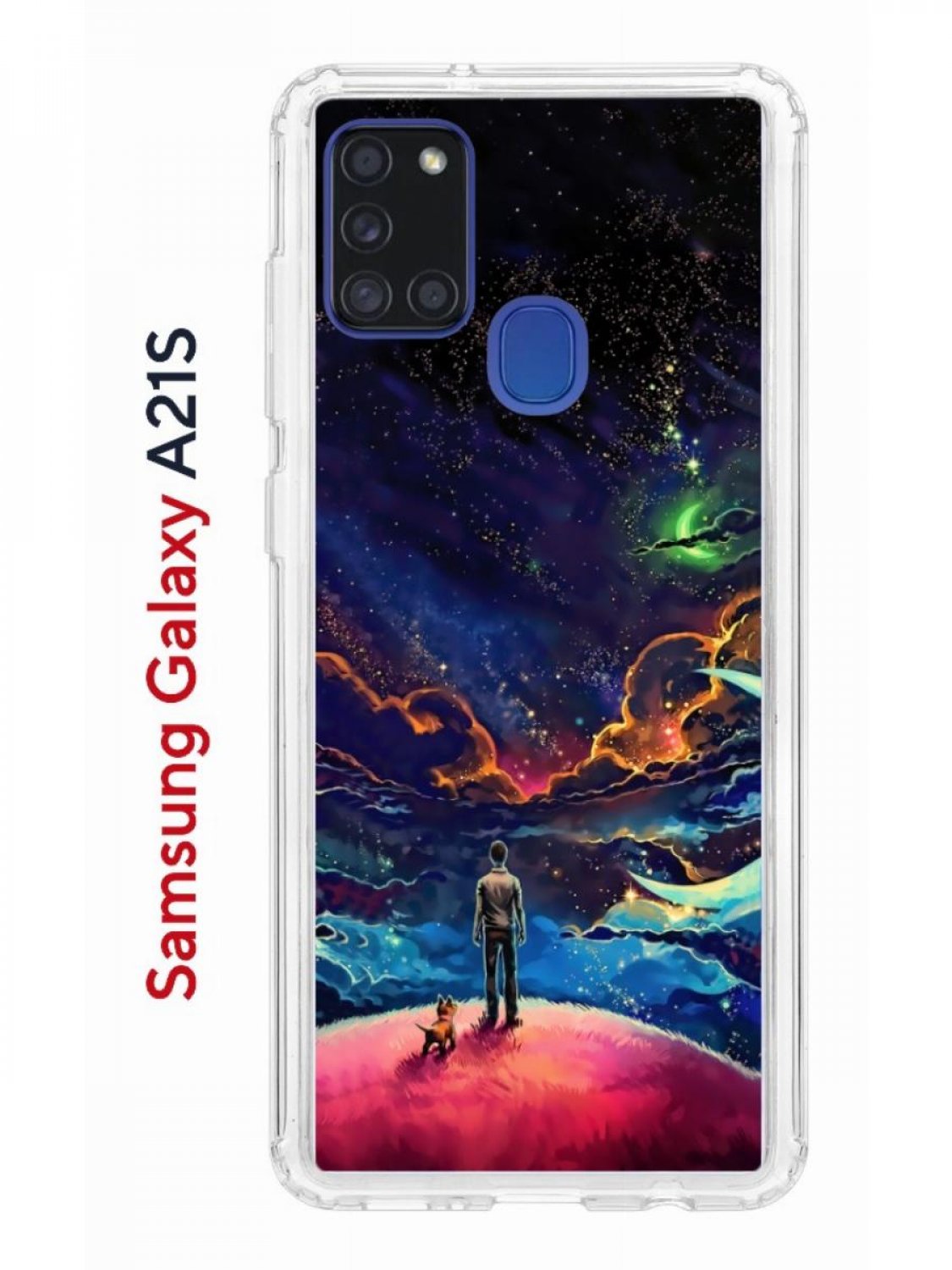 Чехол-накладка Samsung Galaxy A21S Kruche Print Маленький принц - Чехлы -  накладки - ЧЕХЛЫ - КупиЧехол.ру