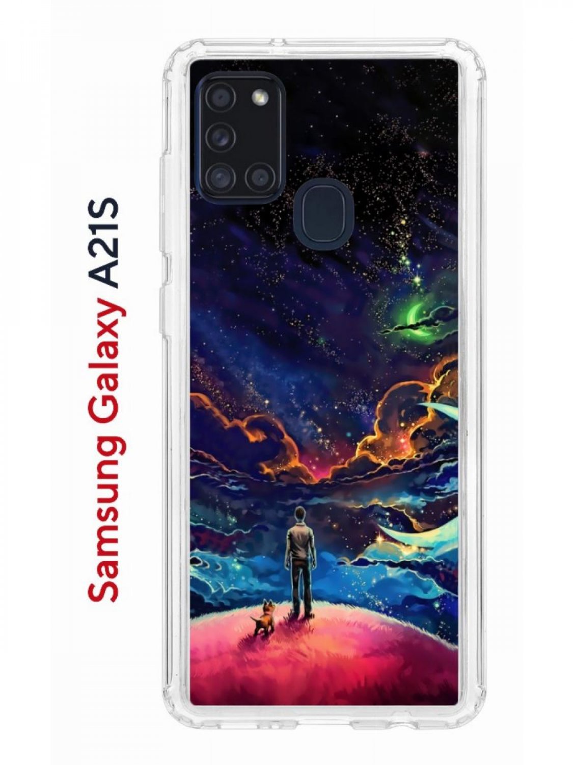 Чехол-накладка Samsung Galaxy A21S Kruche Print Маленький принц - Чехлы -  накладки - ЧЕХЛЫ - КупиЧехол.ру