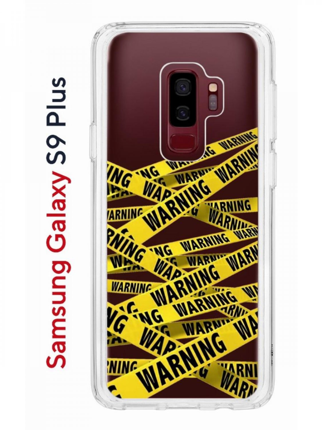 Чехол-накладка Samsung Galaxy S9 Plus Kruche Print Warning - Чехлы -  накладки - ЧЕХЛЫ - КупиЧехол.ру