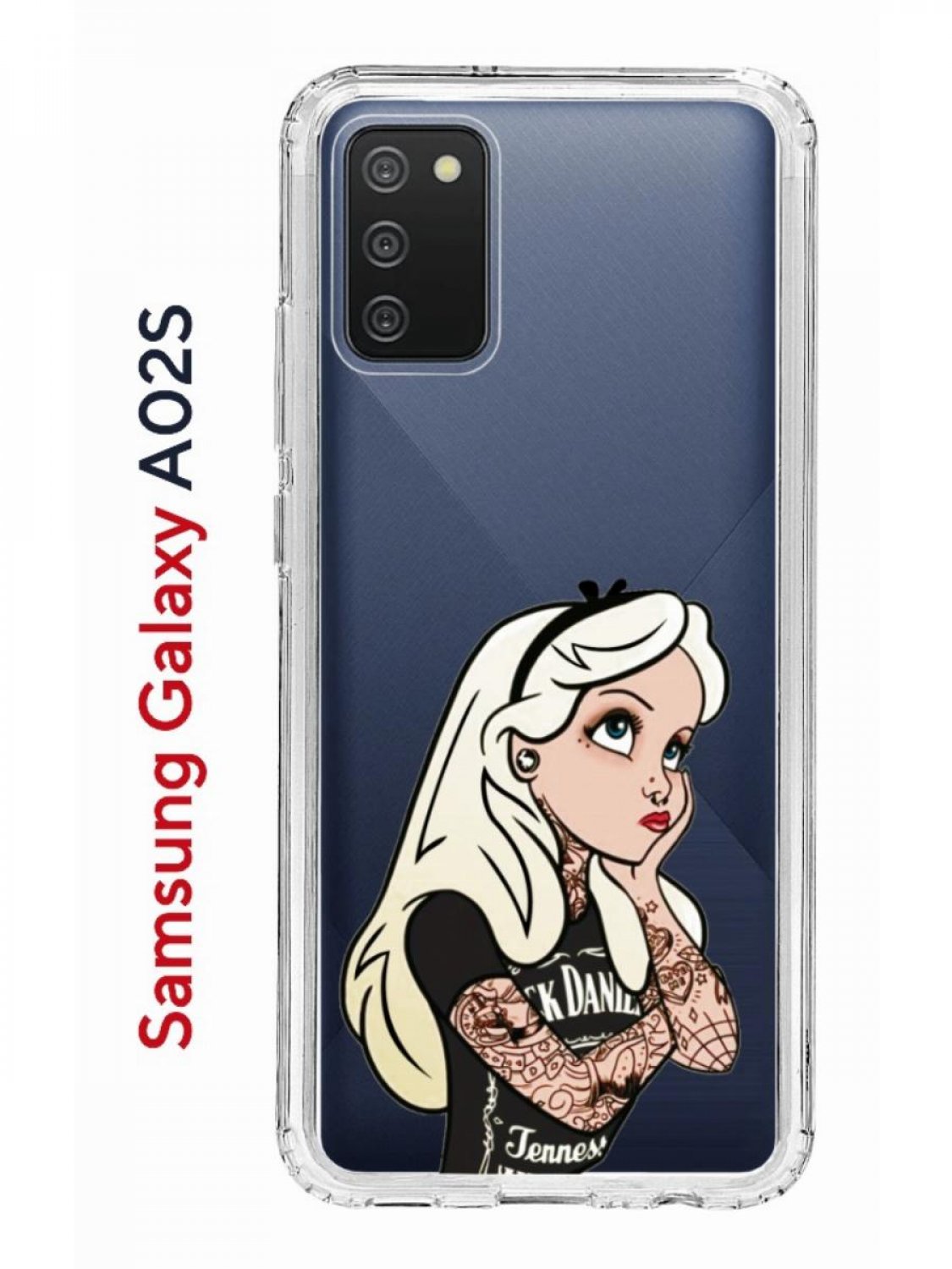 Чехол-накладка Samsung Galaxy A02s (594636) Kruche PRINT Tattoo Girl -  Чехлы - накладки - ЧЕХЛЫ - КупиЧехол.ру