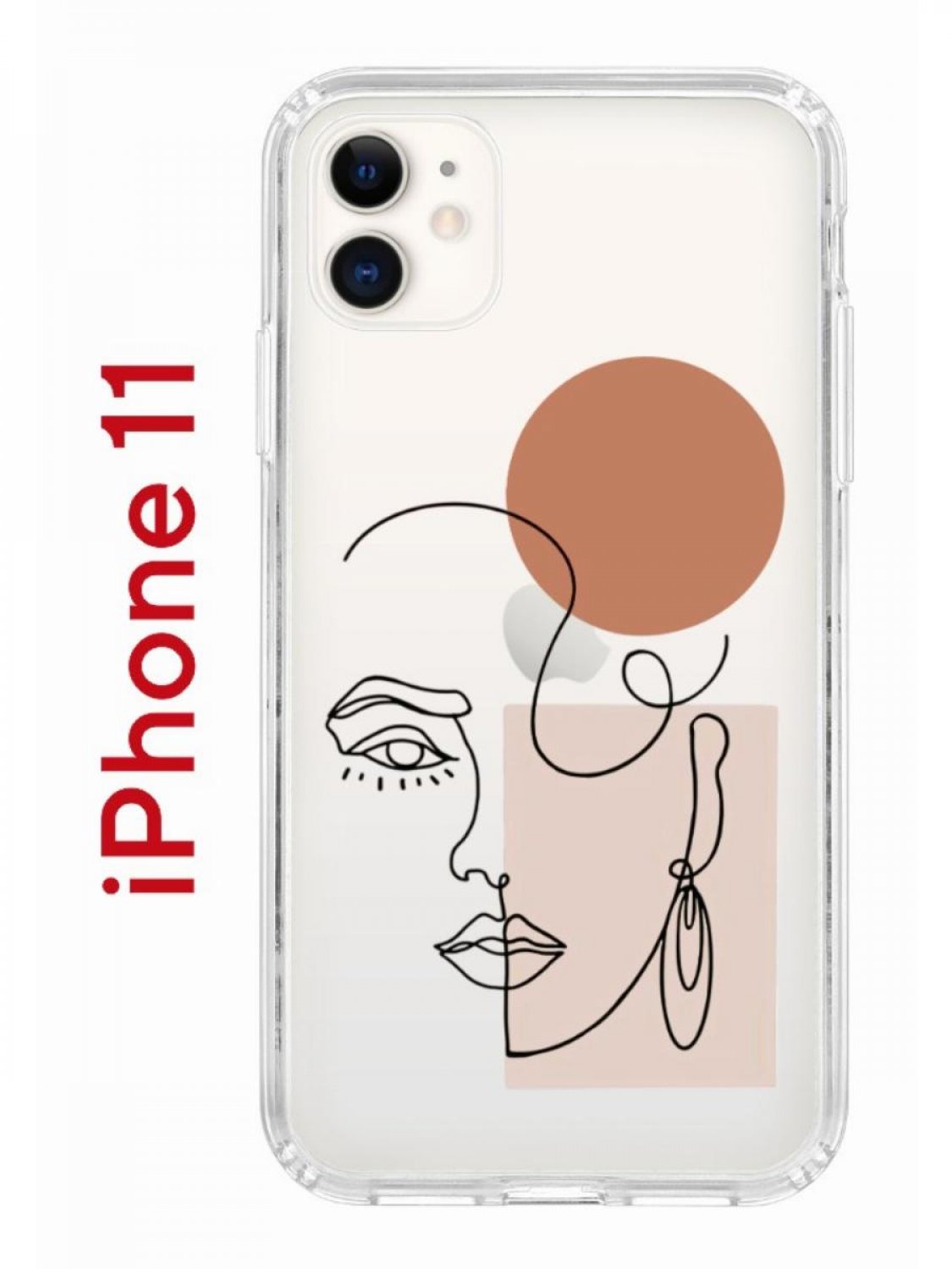 Чехол-накладка iPhone 11 Kruche Print Эскиз - Чехлы - накладки - ЧЕХЛЫ -  КупиЧехол.ру