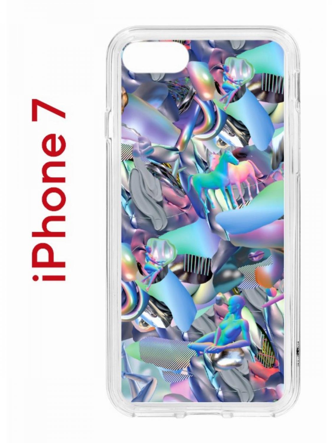 Чехол-накладка iPhone 7/8/SE (2020) Kruche Magnet Print Я из России black -  Чехлы - накладки - ЧЕХЛЫ - КупиЧехол.ру