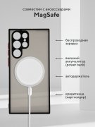 Чехол-накладка Samsung Galaxy S22 Ultra Kruche Skin Shell Magnet Black