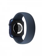 Защитное стекло для Apple Watch 45mm Amazingthing Marsix Dark Blue с бампером 