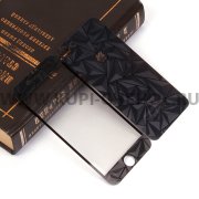 Защитное стекло iPhone 7/8/SE (2020) декоративное 2в1 9440 чёрное