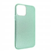 Чехол-накладка iPhone 11 Pro Derbi с блестками зеленый