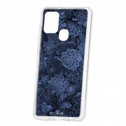 Чехол-накладка Samsung Galaxy A21S Kruche Print Каменная роза