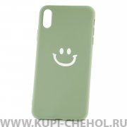 Чехол-накладка iPhone XS Max 33002 Smile Green