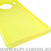 Чехол-накладка Huawei Mate 30 Pro DF Silicone Yellow
