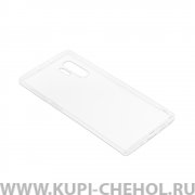 Чехол-накладка Samsung Galaxy Note 10+ DF Slim Silicone прозрачный