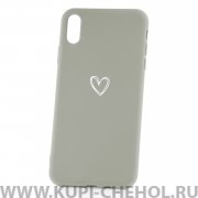 Чехол-накладка iPhone XS Max 33001 Love Grey