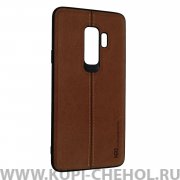 Чехол-накладка Samsung Galaxy S9 Plus Hdci коричневый