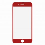Защитное стекло+чехол iPhone 7 Plus WK Excellence 3D с силиконовой рамкой Red 0.22mm
