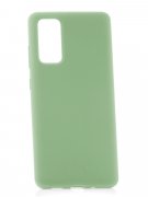 Чехол-накладка Samsung Galaxy S20 FE Kruche Silicone Plain Light green