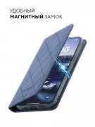Чехол книжка Samsung Galaxy A23 Kruche Rhombus Cyan