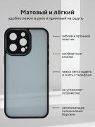 Чехол-накладка iPhone 15 Pro Max Kruche Camera Shine Black