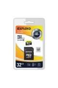 Micro SD 32Gb Class 10 к/п Exployd Elite UHS-1 45Mb/s+адаптер SD