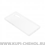 Чехол-накладка Samsung Galaxy Note 10 DF Slim Silicone прозрачный