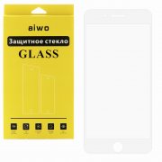 Защитное стекло iPhone 7 Plus Aiwo Full Screen белое матовое 0.33mm