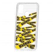 Чехол-накладка Samsung Galaxy M30S/M21 Kruche Print Warning